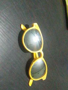 Yellow Retro Sunglasses