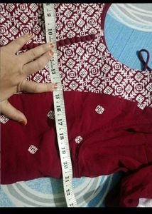 Elegant Maroon Ethnic Gown
