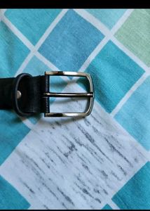 Classic Black Leather Belt