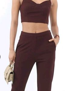Chic Burgundy Two-Piece Set gift hamper