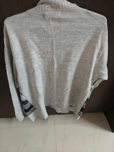 Grey Knit Cardigan