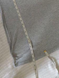 Comfy Grey Lace Trim Nightgown