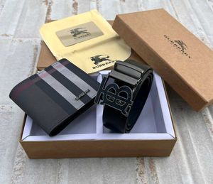Burberry Belt &amp; Wallet Set PREMIUM QUALITY FOR MEN