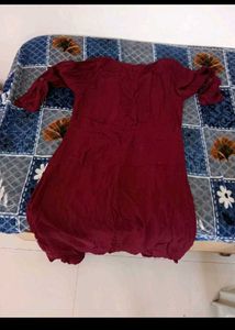 Burgundy Tunic Top