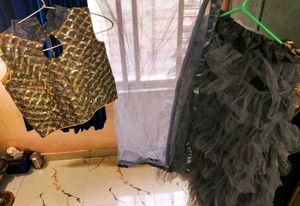 Stunning Grey Ruffled Lehenga Choli