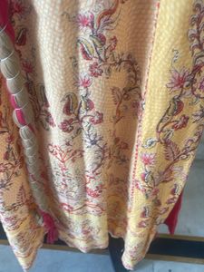 Yellow Printed Kurta