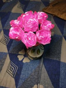 Pink Ribbon Roses Bouquet