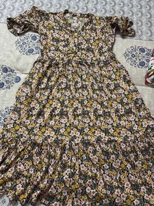 Floral Print Midi Dress