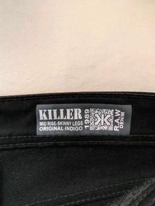 Men's Black Slim Fit Jeans