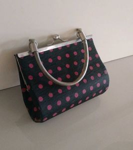 Cute Polka Dot Clutch Bag