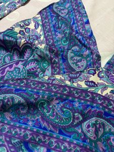 Boho Paisley Halter Neck Double Sided Tie-up top