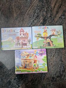 3D Puzzle Bundle set of 3