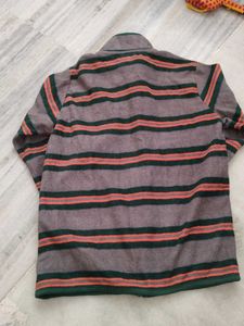Striped Fleece Jacket