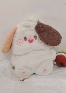 Cute Plush Dog Backpack