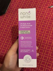 Nano White Foaming Face Wash
