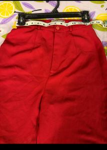 Vibrant Red Women's Shorts