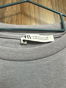 Zara Long Sleeve Crop Top