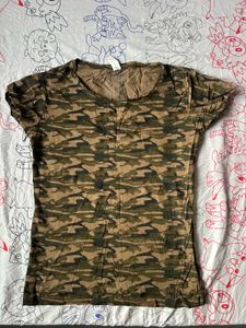 Camouflage Print T-Shirt