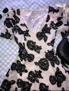 Floral Lace Mini Dress