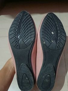 Chic Pink Bow Ballerina Flats