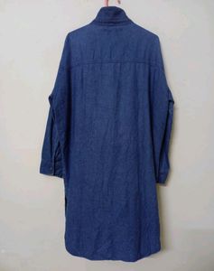 Trendy Denim Long Top For Women #ENT