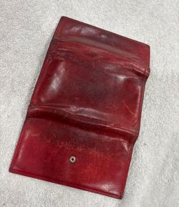 Stylish Red Leather Wallet