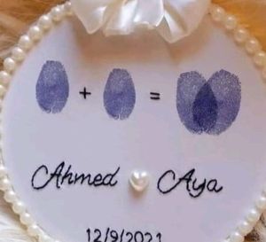 Customizable Couple Name Hoop