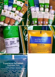 Pilgrim &amp; Vaseline Skincare Lot