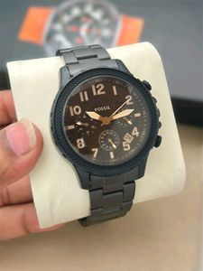 Fossil* : Black tone markers* Strap: MENS WATCH