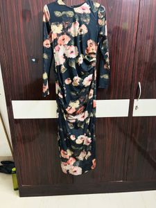 Cream Kurta with Floral Applique