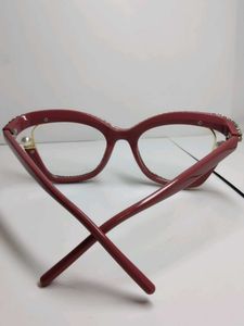 Glamorous Rhinestone Cat-Eye Glasses