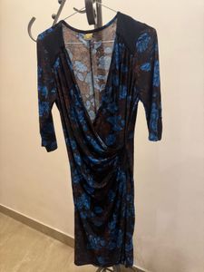 Party Wear Wrap Dress Printed Like New Not Worn