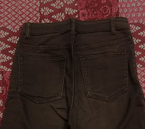 H&amp;M Brown Wide Leg Jeans