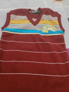 Boys Sleeveless Sweater