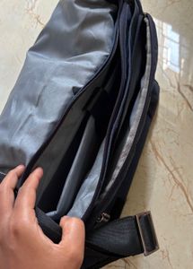 Navy Blue Messenger Bag