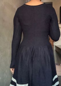 Dark Blue Knit Dress