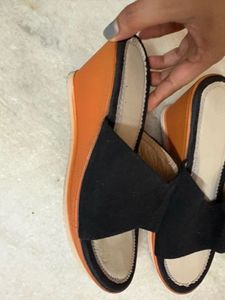 Stylish Black Slip-On Sandals