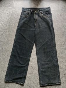 Stylish Dark Wash Wide Leg Jeans