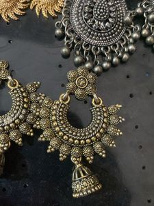 Set of 3 Traditional Indian Earrings