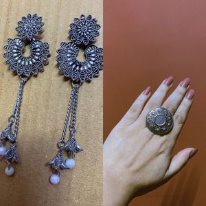 ‼️ SALE Time ‼️Buy Combo Earrings With Ring