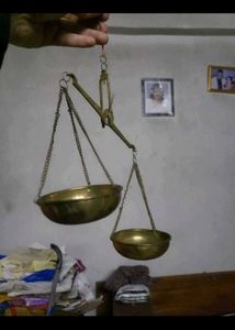 Vintage Brass Balance Scale