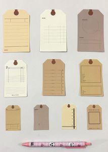 Vintage Aesthetic Memo Tags
