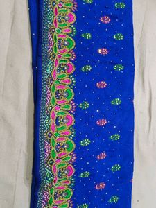 All Over Self Silk With Hand Work