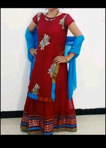 Navratri special Designer One piece gown👌❤️