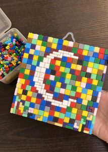 Mini Building Blocks &amp; Canvas board