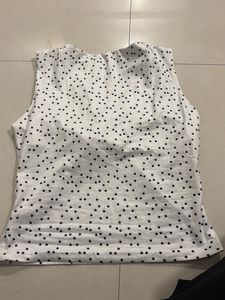 Polka Dot Tie-Back Tank
