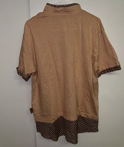 Casual Quarter Zip Tunic Top