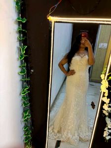 Elegant Lace Mermaid Wedding Dress