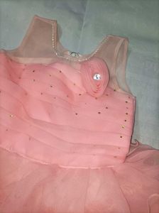 pink gown