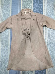 Women's Lace-Up Co-Ord Set with Blazer